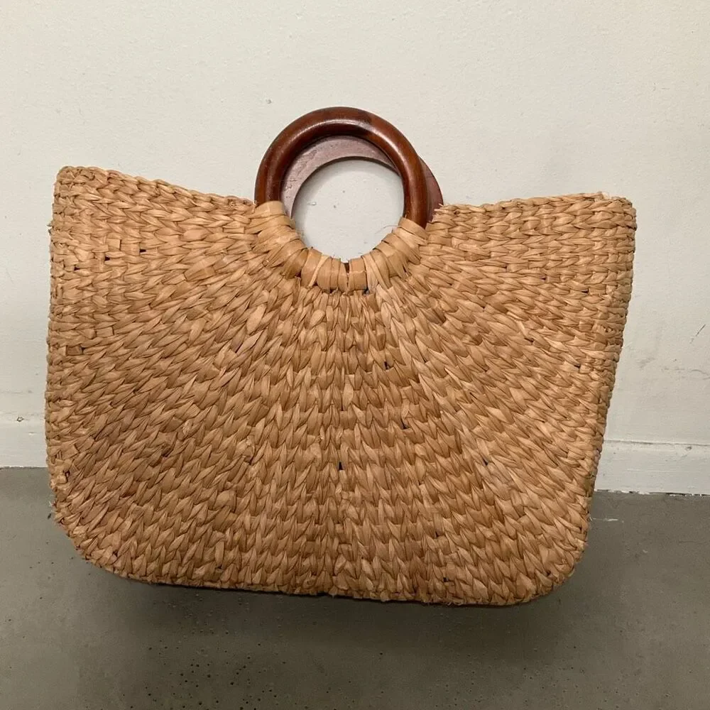 Nordstrom Beaded Straw Summer Bag